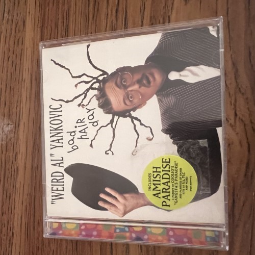 Photograph of a CD of Bad Hair Day by Weird Al Yankovic